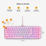 خرید کیبورد Glorious GMMK 2 Compact - سوییچ مکانیکی - صورتی